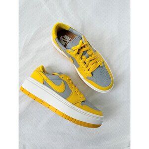 7 Women's Jordan 1 Elevate Low Cement Gray Varsity Maize DH7004 017